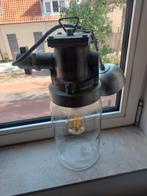 Industriële Glazen Hanglamp, Ophalen of Verzenden
