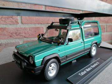 1:18 Talbot Matra Rancho X KK Scale Groen metallic  beschikbaar voor biedingen