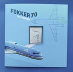 Postzegel met zilver – Nederlandse vliegtuigen: Fokker 70, Verzenden, Na 1940, Postfris