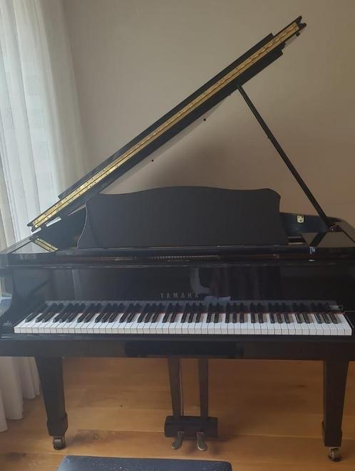 GEWIJZIGD!  YAMAHA VLEUGEL C3D conservatory, Muziek en Instrumenten, Piano's, Gebruikt, Vleugel, Zwart, Hoogglans, Ophalen
