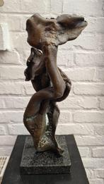 Abstract bronzen beeld Reuven Scharf, gesigneerd, Ophalen of Verzenden
