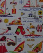 Borduurpatroon  Sport Vakantie Boot  nr 2663, Verzenden, Nieuw, Handborduren, Patroon