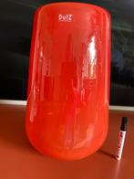 Rode Dutz Vaas - Glazen Design Vaas, Ophalen of Verzenden, Minder dan 50 cm, Rood, Glas