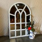 Trendy spiegel -houten lijst - wit - 120 x 80 cm-TTM Wonen, Www.ttmwonen.nl, 100 tot 150 cm, Nieuw, Ophalen of Verzenden