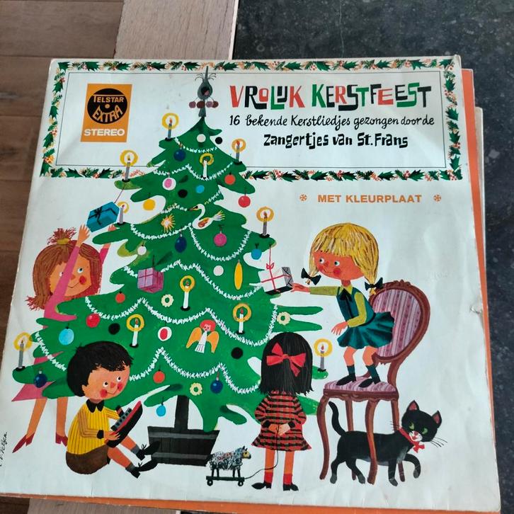 Vrolijk kerstfeest, Cd's en Dvd's, Vinyl | Kinderen en Jeugd, Zo goed als nieuw, Ophalen of Verzenden