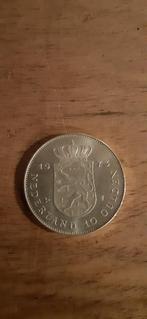 zilveren tientje 1973, Postzegels en Munten, Munten | Nederland, Koningin Juliana, Zilver, Ophalen of Verzenden, Losse munt