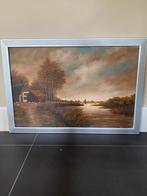 Landschap geschilderd door J.Kok, Ophalen of Verzenden