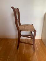 Vintage Deventer Stoel met Rietzitting, Ophalen, Gebruikt, Bruin, Eén