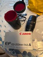 Canon EF 100-200mm f/4.5 A Zoomlens, Ophalen of Verzenden, Gebruikt, Telelens, Zoom