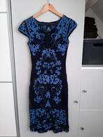 Elegante jurk, Blauw, Ophalen of Verzenden, Zo goed als nieuw, Knielengte