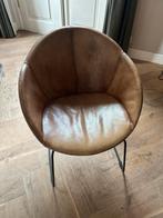 Leren Stoel in Uitstekende Staat, Huis en Inrichting, Ophalen, Bruin, Leer, Zo goed als nieuw