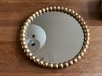 Ronde spiegel met gouden rand - Nieuw - Blokker, Ophalen, Minder dan 50 cm, Rond, Nieuw