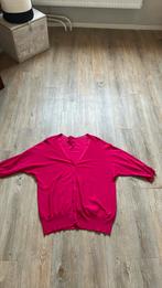 Fuchsia vest met driekwart mouwen. Maat 44/46, Maat 42/44 (L), Ophalen of Verzenden, Zo goed als nieuw, Lange mouw