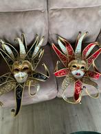 Venetië masker, twee stuks, Sieraden, Tassen en Uiterlijk, Ophalen of Verzenden, Zo goed als nieuw, Overige materialen