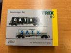 Trix 24213 GATX ketelwagens, Hobby en Vrije tijd, Modeltreinen | H0, Ophalen of Verzenden, Gelijkstroom, Trix