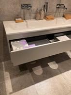 Thebalux wastafel met meubel steengrijs 2 lades 140cm, Ophalen, Zo goed als nieuw