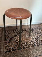 Vintage schoolkruk Presikhaaf Arnhem - Goede staat!, Huis en Inrichting, Ophalen, Bruin, Zo goed als nieuw, Eén