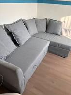 Holmsund hoekslaapbank ikea, Ophalen of Verzenden, Gebruikt, Tweepersoons, Grijs