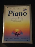 Alfred's basic piano library lesboek complete level 1, Klassiek, Les of Cursus, Ophalen of Verzenden, Zo goed als nieuw