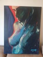 Prachtig schilderij naakt vrouw Grooth 2001., Ophalen