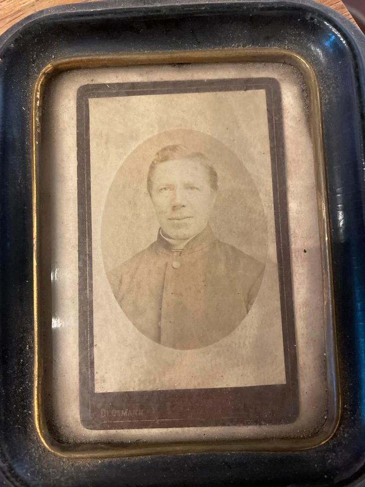 Portretfotografie historisch portret Deutmann Zwolle, Antiek en Kunst, Kunst | Tekeningen en Foto's, Ophalen