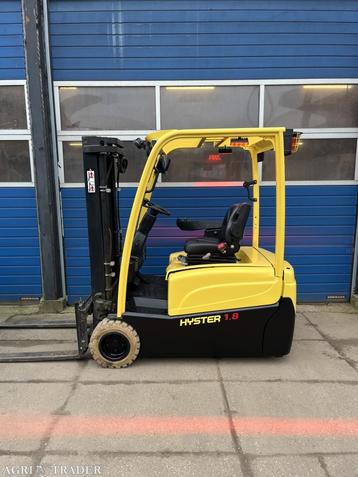 Hyster J1.8XNT elektrische heftruck 1800kg weinig uren! 2017 beschikbaar voor biedingen
