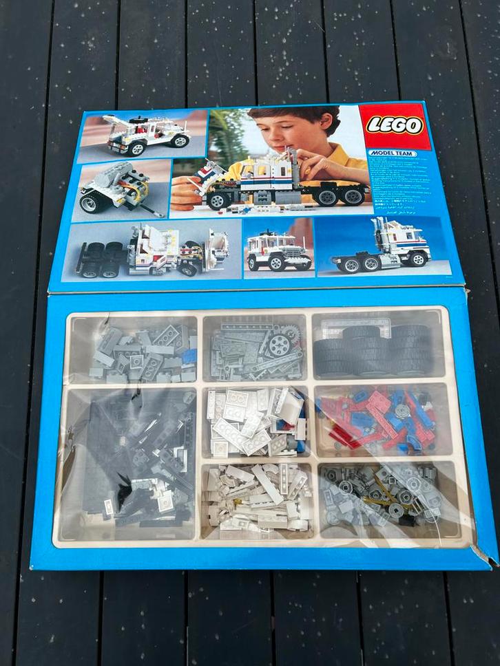 Lego 5580 Model Team Highway Rig - Vintage!, Kinderen en Baby's, Speelgoed | Duplo en Lego, Gebruikt, Lego, Complete set, Ophalen of Verzenden