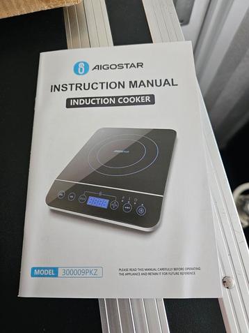 een Aigostar Bluefire 30PKZ draagbare inductiekookplaat.  beschikbaar voor biedingen