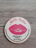 Bierviltje/bier viltje Malle Babbe Utrecht, Ophalen of Verzenden, Zo goed als nieuw, Viltje(s), Overige merken