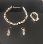 Mooi parel set, Ophalen of Verzenden, Zo goed als nieuw, Overige kleuren, Overige materialen