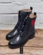 DWARS - Zwarte leren biker boots maat 36 - Nieuw - DWRS, Kleding | Dames, Schoenen, DWRS, Zwart, Lage of Enkellaarzen, Nieuw