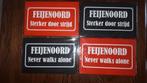Handgemaakte houten Feyenoord bord nieuw, Verzamelen, Nieuw, Poster, Plaatje of Sticker, Feyenoord, Verzenden