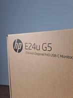 HP E24u G5 | 23,8" | Full HD | USB-C Dock | Nieuw | 6N4D0AA, Computers en Software, Gaming, IPS, In hoogte verstelbaar, Nieuw