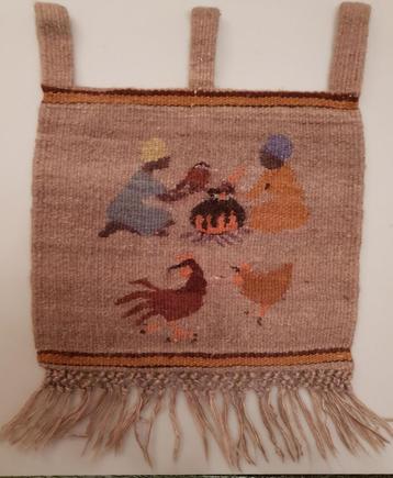 Setsoto mohair wandkleedje handwoven Kingdom of Lesotho '70 beschikbaar voor biedingen