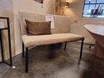 Eetkamerbank Boston 132cm, Ophalen, Nieuw, Modern Landelijk, Stof