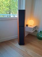 Zwart met hout .. Jamo D 590, Gebruikt, Ophalen of Verzenden, 120 watt of meer, Front, Rear of Stereo speakers