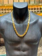 18KT Goud - 137.69 Gram - Ketting - PLATTE KONING, Sieraden, Tassen en Uiterlijk, Kettingen, Ophalen, Nieuw, Goud