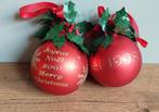 Twee Disneyland Parijs kerstballen 1998 en 2001, Ophalen of Verzenden, Zo goed als nieuw
