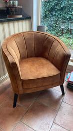 Zagreb Fauteuil stof adore kleur gold, Huis en Inrichting, Fauteuils, Ophalen, 75 tot 100 cm, Zo goed als nieuw, Stof