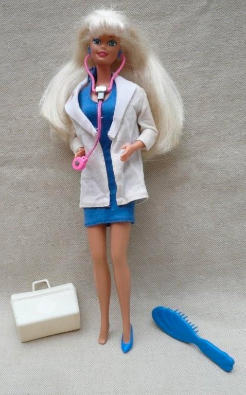 Dr. Barbie (ca. 1993) , Verzamelen, Poppen, Gebruikt, Pop, Ophalen of Verzenden
