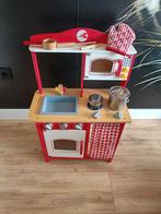 Houten Speelkeuken met Accessoires, Kinderen en Baby's, Speelgoed | Speelkeukens, Ophalen, Gebruikt, Hout, Speelkeuken