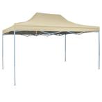 Vouwtent pop-up 3x4,5 m crèmewit, Tuin en Terras, Partytenten, Opvouwbaar, Partytent, Bdi, Minder dan 4 meter