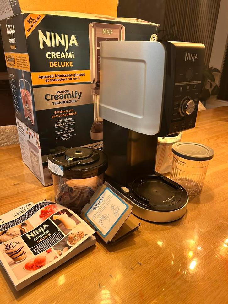 Ninja Creami Deluxe – ZGAN - incl. Doos en garantie, Witgoed en Apparatuur, IJsmachines, Zo goed als nieuw, Ophalen of Verzenden