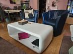 Mooie design salontafel hoogglans  wit, Huis en Inrichting, Tafels | Salontafels, Ophalen, Overige materialen, 100 tot 150 cm