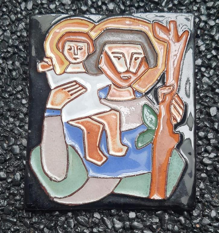 Henk Potter plaquette Jozef, Verzamelen, Religie, Ophalen of Verzenden