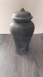 Vaas met deksel, Ophalen, Gebruikt, Overige kleuren, Aardewerk of Porselein