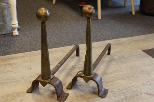 Brocante - Oude haard-bokken!, Huis en Inrichting, Haarden, Gebruikt, Ophalen of Verzenden