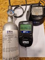 Gas / zuurstofmeter Qrae met fles calibratiegas en lader, Nieuw, Ophalen of Verzenden