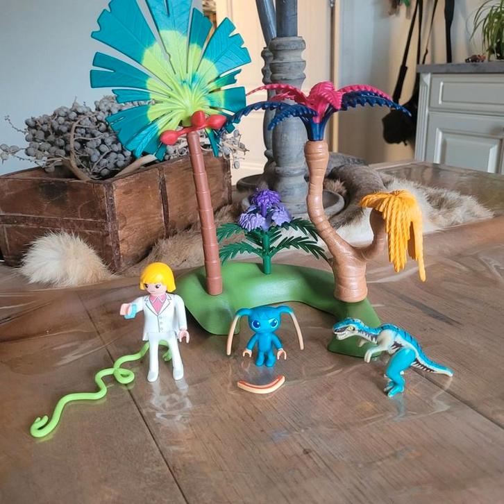 Playmobil 6687 verlaten wereld met alien en raptor, Kinderen en Baby's, Speelgoed | Playmobil, Zo goed als nieuw, Los playmobil