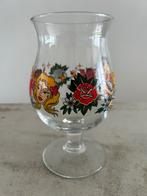 Duvel glas duivel engel art M Schiffmacher limited speciaal, Verzamelen, Ophalen of Verzenden, Zo goed als nieuw, Glas of Glazen